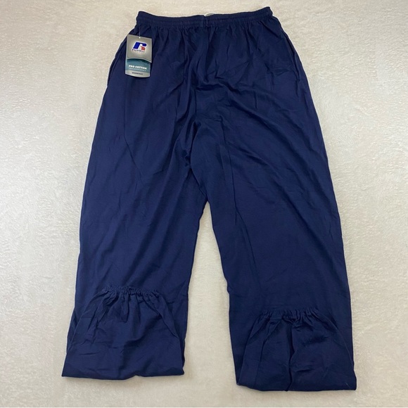 NWT Russell Athletic Men's Pro Cotton Jogger Athletic Casual Pants Navy Blue XL - Picture 8 of 11